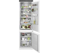 AEG NSC8M191DS 188cm 70/30 Integrated Frost Free Fridge Freezer with Sliding Door Fixing Kit - White - D Rated, White
