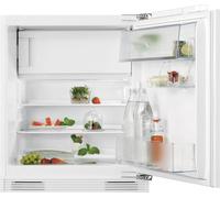 AEG NSF6I82EF Integrated Under Counter 82cm High Fridge with Ice Box - Fixed Door Fixing Kit - White - E Rated, White