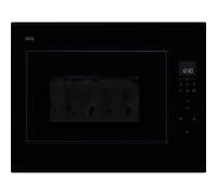 AEG 6000 Series OB6GM261UB 26 Litre 46cm High, Built In Microwave With Grill - Black, Black