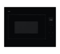 AEG 6000 Series OB6GM261UB 26 Litre 46cm High, Built In Microwave With Grill - Black, Black