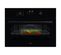 AEG OK6NK40K Series 6000 Built In Combi Microwave For Tall Housing - BLACK