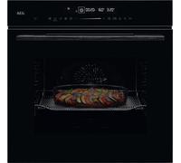 AEG Series 8000 CombiQuick Integrated Oven OK8NW00MB Combi Microwave Oven with Conventional Heating, LED Touchscreen Control, 800 W Microwave Output, Black, Built-In, 590x560x550