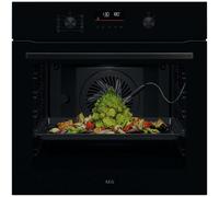 AEG 6000 SenseCook® OS6AB50AK Built In Electric Single Oven - Black - A+ Rated, Black
