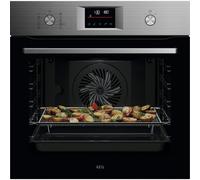 AEG 6000 SenseCook® OS6PB50AM Built In Electric Single Oven with Pyrolytic Cleaning - Stainless Steel - A+ Rated