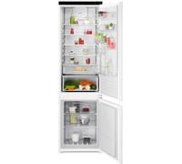AEG OSC7C191ES 188cm 70/30 Integrated Frost Free Fridge Freezer with Sliding Door Hinge - White White