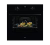 AEG SurroundCook OU5AB20CK Built In Electric Single Oven - Black Gloss - A Rated, Black