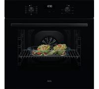 5000 Series Surroundcook Integrated Oven 65L, OU5AB20CK, Multilevel Cooking, Turbo grilling, Defrost, Moist fan baking, Aqua Clean, Led Display, Built-in Oven 590x560x550mm, Class A, Black