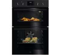 AEG 6000 Series Integrated Built-In Oven, 66 L Capacity, OU5NP20B, SurroundCook, Double Oven Function, 50-275°C, Energy Class A, 888x594x568 mm, Black