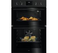 AEG 6000 Series Integrated Built-In Oven, 66 L Capacity, OU5NP20B, SurroundCook, Double Oven Function, 50-275°C, Energy Class A, 888x594x568 mm, Black