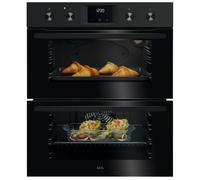 AEG OU5NU20B Electric Built-under Double Oven - Black, Black