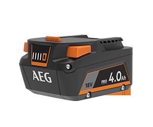 AEG - Pro Lithium Battery 18 V PRO18V 4.0 Ah Compatible with all PRO18V and SUBCOMPACT Pro-Lithium tools and 100% Backward Compatible - 3 Year Warranty - Long Battery Life and Performance - L1840S