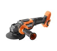 AEG PRO18V Cordless Angle Grinder BEWS18-125BLPX2-0 (Brushless, Fixtec Nut, Grinding Disc Type 27, Cutting Disc Type 1, Max. Cutting Depth 26 mm, Without Battery and Charger)