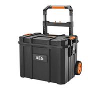 AEG Quickstack Storage Box on Wheels with Telescopic Handle - Waterproof, Robust and Movable - AEGHDRB
