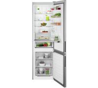 AEG 6000 Series Fridge Freezer RCB636E2MX Twintech® NoFrost 266/101 litres, Stainless Steel with Antifingerprint & Grey