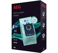 AEG S-bag GR206S Anti-Allergy Vacuum Cleaner Bags (4 Synthetic Dust Bags, High Filter Performance, Reduces Pollen, Mite & Allergens, Ideal for Allergy