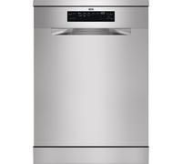 AEG SatelliteClean® FFB64627ZM Full Size Dishwasher - Stainless Steel - C Rated, Stainless Steel