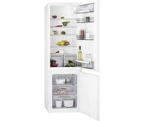 AEG SCB618F6TS built-in fridge/freezer combination, niche height: 178 cm, 253 L, towing door technology, NoFrost, TwinTech, Frostmatic, Flexi-Space