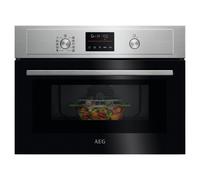 AEG Series 5000 Built In Combi Microwave For Tall Housing KOX36506EM STAINLESS STEEL