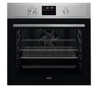 AEG Series 6000 Multifunction Single Oven BEX535A61M Stainless Steel