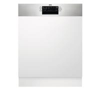 AEG Series 6000 SatelliteClean Semi Integrated Dishwasher - Silver - FEE64917Z