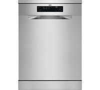 AEG 6000 Series Freestanding Dishwasher FFB74917ZM, 14 settings, 60cm, Airdry and SatelliteClean Technology, GlassCare, Delay Start, XtraPower, Adjustable Basket, dB44, 850x598x622mm, Grey, Class C