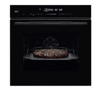 AEG Series 8000 CombiQuick Integrated Oven OK8NW00MB Combi Microwave Oven with Conventional Heating, LED Touchscreen Control, 800 W Microwave Output, Black, Built-In, 590x560x550