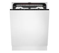 AEG 8000 Sprayzone FSE84708P Wifi Connected Fully Integrated Full Size Dishwasher - Black Control Panel with Sliding Door Fixing Kit - C Rated, Black
