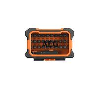 AEG Set of 31 AAKSDK2531 Impact Screwdriver Bits 25 mm | Philips, Pozidriv, Torx and hexagon footprints, magnetic bit holder, storage case, construction site, workshop