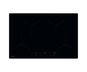 AEG SO84IA0SIB 77cm Series 5000 Frameless 4 Zone Induction Hob - BLACK