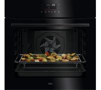 AEG SurroundCook OU5PB40PK Built In Electric Single Oven with Pyrolytic Cleaning - Black Black