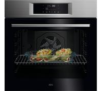AEG 5000 Series Integrated Built-In Oven, 72 L Capacity, OU5PB40PM, SurroundCook, Pyrolytic Cleaning, AirFry, 30-300°C, Energy Class 594x594x569 mm, Stainless Steel with Antifingerprint Coating