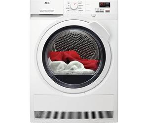 AEG T7DBK841N - White 8KG Heat Pump Condenser Dryer energy