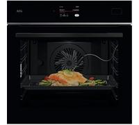 AEG TB8SB73ZAB Multifunction Oven, 70 L, Steam Cleaning, 25 Functions, 119 Automatic Programs, Thermal Probe, Steam Cooking, Touch Screen, WiFi Connectivity, Black