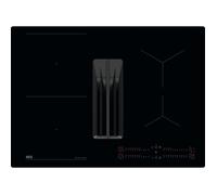 Aeg TCH74B01CB 68cm New Single Bridge Hob with Extractor, Touch on Glass slide controls