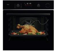 AEG TR6PB521SB Electric Built in Single Oven with Retractable Dials Black