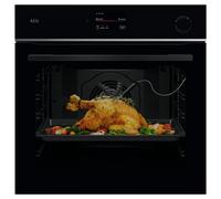 AEG 7000 MealAssist TR7PB731SB Built In Electric Single Oven with Pyrolytic Cleaning - Black - A++ Rated, Black