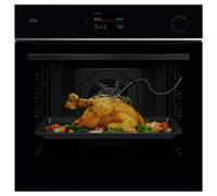 AEG 7000 MealAssist TR7PB731SB Built In Electric Single Oven with Pyrolytic Cleaning - Black - A++ Rated, Black