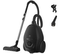 AEG VX8.3 Silence Bagged Cylinder Vacuum Cleaner, Ultra-Quiet Cleaning, HEPA Filtration 99.999%, Multiple Surfaces, Carpets & Hard Floors, AllFloor Auto Nozzle, 64 dB, 12m Radius