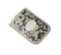 AegatarLue Credit Card Holder Pull-Out Cards Organizer with 4 Card Slots, Flowers Small Woman Wallet Slim Wallet for Womens and Girls, Style 5, Small, Flower