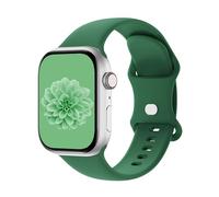 Aegce Silicone Sport Band Compatible with Apple Watch 45mm 44mm 46mm 49mm Women Men, Soft Strap Replacement Wristband for iWatch Ultra SE 3 2 1 Series 11 10 9 8 7 6 5 4, Clover S/M