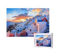 Aegean Sea Jigsaw Puzzles for Adults 2000 Blue Puzzle, Wooden Puzzles for Adults with Gift Box, Impossible Puzzle, Challenging High Difficulty Family Activity, Gifts for Men Women,99x70 cm, p72t
