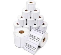 Aegis Adhesives - 3” X 2” Direct Thermal Labels for Shipping, Postage, Perforated & Compatible with Rollo, Zebra, & Other Desktop Label Printers (12 Rolls, 700/Roll)
