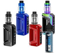 Aegis Legend 3 Vape Kit - Dual 18650 Vape Box Mod Ecig Kit 200W Rapid Charge - Z Fli 2ml Tank Compatible Geek Vape Z series Coils + UK ECIG STORE 50ml Short Fill