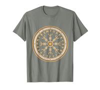 Aegishjalmur Helm of Awe T-Shirt, Men, Olive Heather, 3X-Large