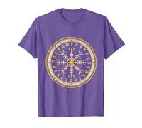 Aegishjalmur Helm of Awe T-Shirt, Men, Purple Heather, X-Large