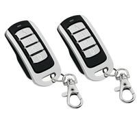 AegisKnetic 2pcs Universal Remote Control for Hörmann Garage Door Openers - 868.3 MHz Fixed Code Hand Transmitter with 4 Channels & Key Ring (ONLY Compatible with Models Featuring LIGHT BLUE Buttons)