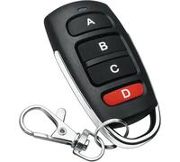 AegisKnetic 433MHz Copy Remote Opener, 4-Button Cloning Key Fob Copy Remote Opener for Electric Gates, Wireless Systems, Fixed & Learning Code Compatibility