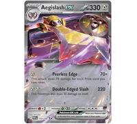 Aegislash ex 135/182 Double Rare Pokemon Card (SV04 Paradox Rift) + 1x TitanCards® Toploader