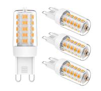 Aegislogic G9 Led Bulb 2700K Dimmable Soft Warm White for Daylight Light 330 lumens 3W Equivalent 10W 20W 30W Halogen Light Repalcement 4 Pack