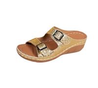 AEGJEGVD Arch Support Sandals for Women Sale Clearance,Ladies Round Head Open Toe Bow Comfortable Sandal 2025 Spring Summer Beach Slippers Casual Shoes Walking Non-Slip Slides UK Size 3.5-7